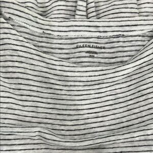 Eileen Fisher Black and White Striped Dress